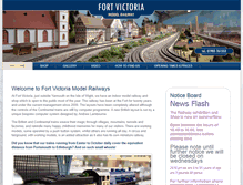 Tablet Screenshot of fortvictoriamodelrailway.co.uk